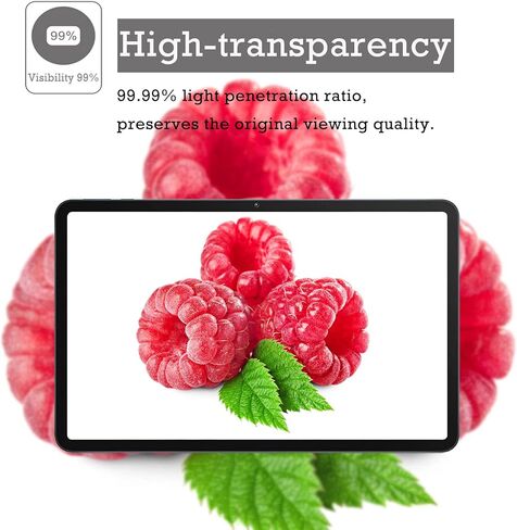 واقي شاشة مكون من قطعتين لهاتف TECLAST P30S/ TECLAST P30/ TECLAST P30T، زجاج مقوى بصلابة 9H ومضاد للخدش وبصمات الأصابع وسهل التركيب in Kuwait