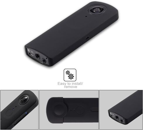 حافظة غطاء Theta V، غطاء سيليكون لكاميرا Ricoh Theta V 360 فقط من HOLACA in Saudi Arabia