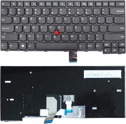 Replacement Laptop Keyboard No Backlight for Lenovo Thinkpad E450 E455 E450C W450 E460 E465 US Layout in Saudi Arabia