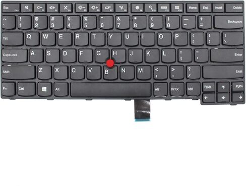 Replacement Laptop Keyboard No Backlight for Lenovo Thinkpad E450 E455 E450C W450 E460 E465 US Layout in Saudi Arabia