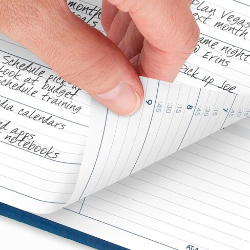 مخطط كتاب المواعيد AT-A-GLANCE 2025، أسبوعيًا، 8-1/4 بوصة × 11 بوصة، كبير، ربع ساعة، أحمر (709401325) in Kuwait