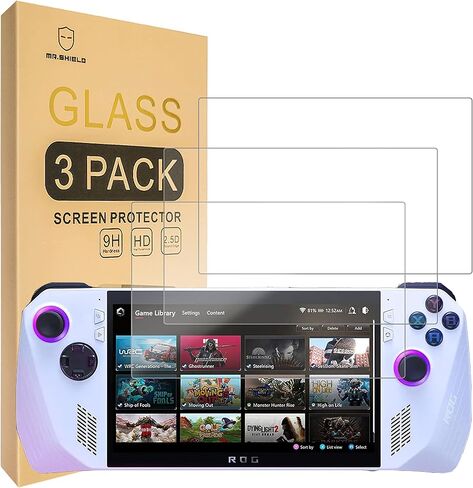 Mr.Shield [3-Pack] Screen Protector For ASUS Rog Ally [Tempered Glass] [Japan Glass with 9H Hardness] Screen Protector in Saudi Arabia
