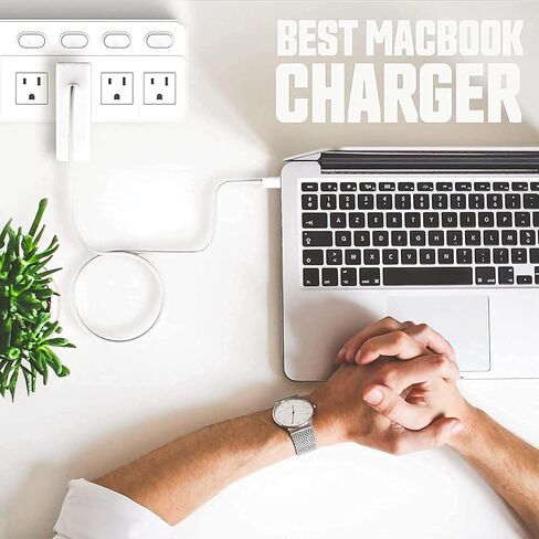 شاحن Mac Book Pro - شاحن USB C بقوة 96 وات شاحن سريع لأجهزة MacBook Air وiPad Pro وiPhone 15 وشاحن الكمبيوتر المحمول من النوع C شحن سريع، يتضمن كابل شحن in Kuwait