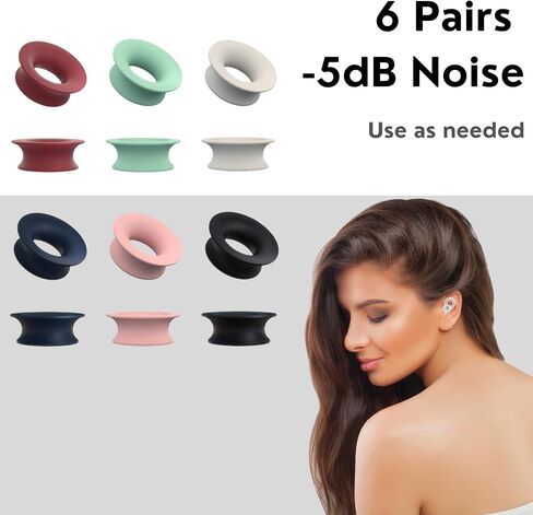 14Pcs Loop Earplugs Mute Inserts Extra 5-10 dB Noise Reduction Adapted to All Loop Experience Ear Plugs Quiet Earplugs Concert, Outdoor, Office, Sound Sensitive, Sleeping in Saudi Arabia