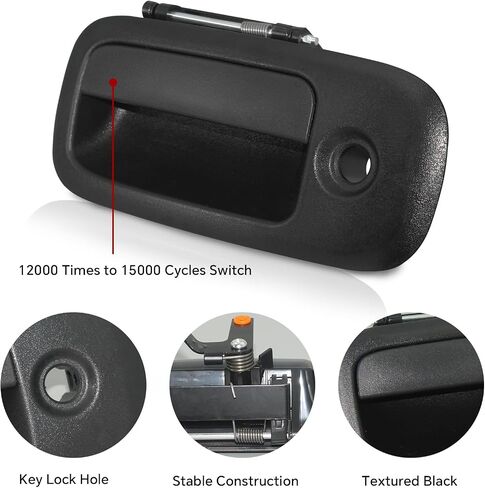 Rear Right Exterior Door Handle Driver Side with Key Hole, Compatible with 1996-2009 Chevy Express, GMC Savana 1500 2500 3500 4500 Van,GM1513106,25942270,25866275,10359096 in Saudi Arabia