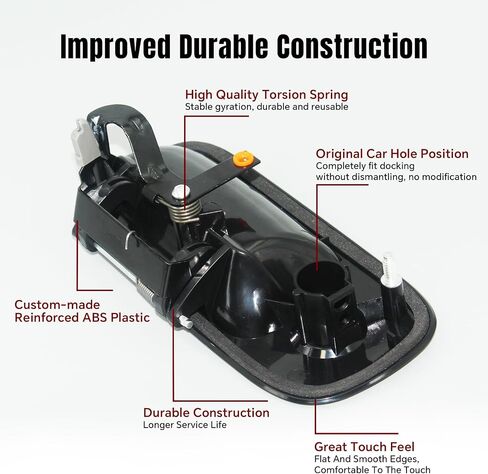 Rear Right Exterior Door Handle Driver Side with Key Hole, Compatible with 1996-2009 Chevy Express, GMC Savana 1500 2500 3500 4500 Van,GM1513106,25942270,25866275,10359096 in Saudi Arabia