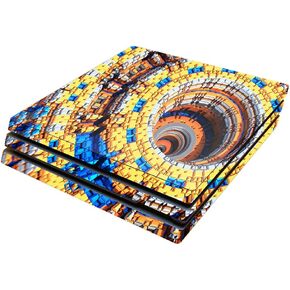 MightySkins Skin Compatible with Sony Playstation 4 Pro PS4 wrap Cover Sticker Skins Fractal Science