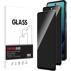 2 Pcs Privacy Screen Protector for Motorola Moto G 5G 2024 /G Play 2024 Anti-Spy Anti Peeping Tempered Glass