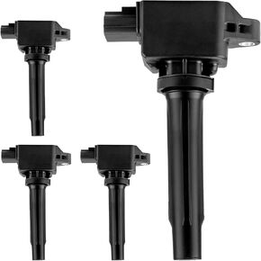 PHILTOP UF656 Ignition Coil Pack, Set of 4 Compatible with CX-9 2016-2021, MX-5 Miata 2016-2018, CX-5 2013-2020, CX-3 2016-2021, 2.0L 2.5L