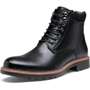 Jousen Mens Boots Premium Leather Cap Toe Casual Boots Chukka Dress Boots for Men