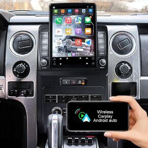 9.7 Inch Android 13 Car Stereo Radio for Ford F150 2009 2010 2011 2012 2013 2014 Touch Screen Double Din with Carplay & Android Auto Bluetooth Wi-FI/Steering Wheel Control/Car Stereo Radio [2GB+32GB]