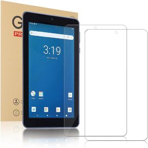 لـ Walmart Onn 7 Gen 4 2024 واقي شاشة من الزجاج المقسى صديق/HD واضح/مضاد للخدش/خالي من الفقاعات متوافق مع Walmart Onn 7 Gen 4 / Onn 7 7 بوصة موديل 100135924 (قطعتان)
