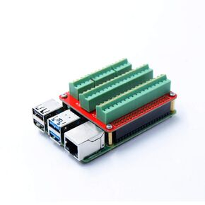 Spring Terminal Block Breakout Board RPi GPIO Expansion Solderless Board Compatible with Raspberry Pi