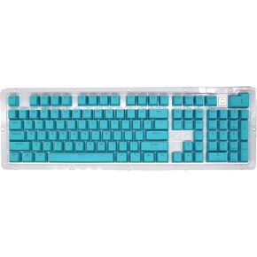 PBT Keycaps, 108 Keys P9 Mechanical Keyboard Key Caps Backlit Key Caps Character Translucent Key Caps DIY Keycaps,for 61/64/87/104/108 Key Mechanical Keyboards(Blue)