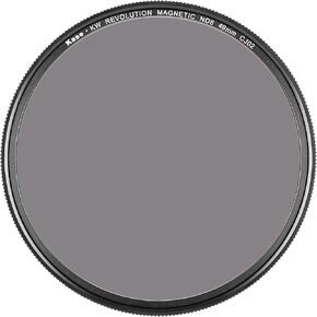 Kase Wolverine Revolution 49mm Magnetic ND8 3 Stop Shockproof Tempered Optical Glass Filter w Blue Ring & Adapter