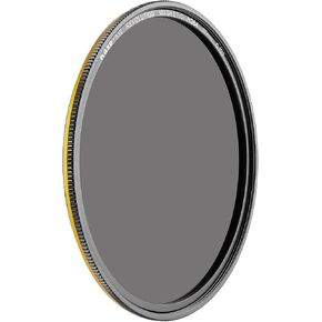 Kase Wolverine Revolution 55mm Magnetic ND64 6 Stop Shockproof Tempered Optical Glass Filter w Yellow Ring & Adapter