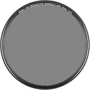 Kase Wolverine Revolution 52mm Magnetic ND8 3 Stop Shockproof Tempered Optical Glass Filter w Blue Ring & Adapter