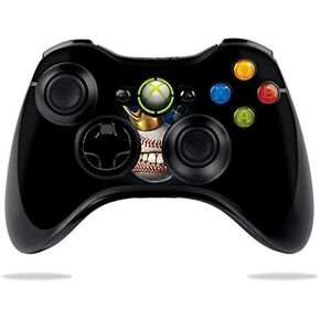 MightySkins Skin Compatible with Microsoft Xbox 360 Controller - Baseball King | Protective, Durable, and Unique Vinyl Decal wrap Cover | Easy to Apply, Remove, and Change Styles | Made in The USA