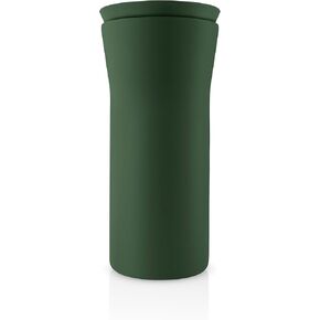 Eva Solo | City To Go Cup recycled 12oz | Practical, double-walled thermo cup for easy and simple one-hand operation – click-lid allows drinking from all sides | Black