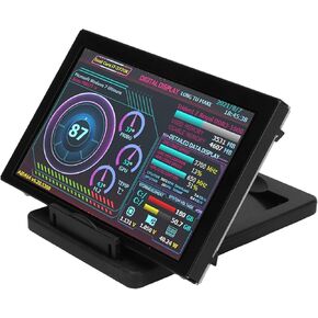 5 Inch Computer Temp Monitor, IPS Display USB Mini Secondary Screen, AIDA64 PC Sensor Panel, CPU GPU Data Temperature Monitor for PC Computer Case