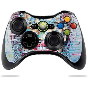MightySkins Skin Compatible with Microsoft Xbox 360 Controller - Face Tiles | Protective, Durable, and Unique Vinyl Decal wrap cover | Easy to Apply, Remove, and Change Styles | Made in The USA