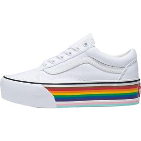 Vans - حذاء Old Skool Stackform للجنسين، لون قوس قزح، المقاس: 7 D(M) US للرجال / 8.5 B(M) US للسيدات in Kuwait