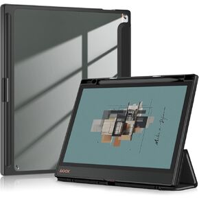 Case for Onyx Boox Note Air3 C/Air 3 B/W 10.3 inch ePaper Tablet Slim Folio Cover with Hand Pen Holder and Auto Sleep/Wake,Black