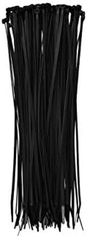 South Main Hardware 848188 14-in, 1,000-Pack75-lb, Standard Nylon Cable Tie, 1,000-Pack, Black UV, 1000 Piece in Kuwait