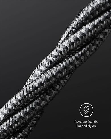 Anker USB C Charger Cable (6ft 100W, 5Pack), USB 2.0 Type C Charger Fast Charging for iPhone 15 / 15Pro / 15Plus / 15ProMax MacBook Pro 2020, iPad Pro 2020, iPad Air 4, Samsung Galaxy S23+/S23 Ultra in Saudi Arabia