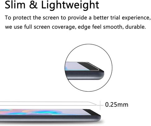 واقي شاشة زجاجي من جيلينت لهاتف سامسونج جالاكسي تاب S6 لايت 10.4 بوصة 2024/2022/2020 - زجاج مقسى صلابة 9H مقاوم للخدش وواقي شاشة زجاجي مقوى خالٍ من الفقاعات لجهاز جالاكسي تاب S6 لايت in Kuwait