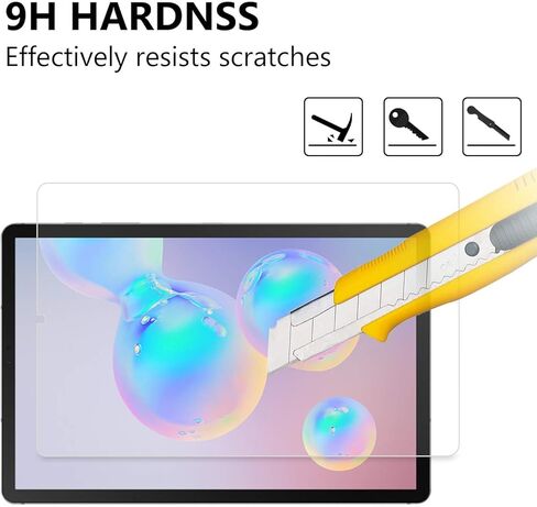 واقي شاشة زجاجي من جيلينت لهاتف سامسونج جالاكسي تاب S6 لايت 10.4 بوصة 2024/2022/2020 - زجاج مقسى صلابة 9H مقاوم للخدش وواقي شاشة زجاجي مقوى خالٍ من الفقاعات لجهاز جالاكسي تاب S6 لايت in Kuwait