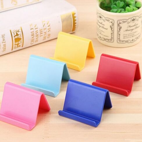 ملحقات الهاتف المحمول Pink Universal Candy حامل سطح المكتب الصغير المحمول لهاتف iPhone Xiaomi حامل الطاولة الخلوي، والإكسسوارات، وحوامل الهاتف الخلوي in Saudi Arabia