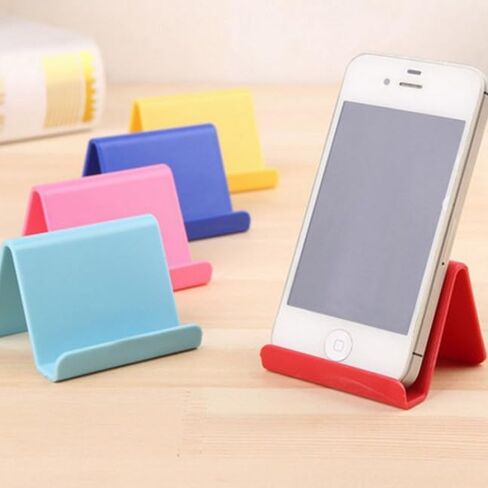 ملحقات الهاتف المحمول Pink Universal Candy حامل سطح المكتب الصغير المحمول لهاتف iPhone Xiaomi حامل الطاولة الخلوي، والإكسسوارات، وحوامل الهاتف الخلوي in Saudi Arabia
