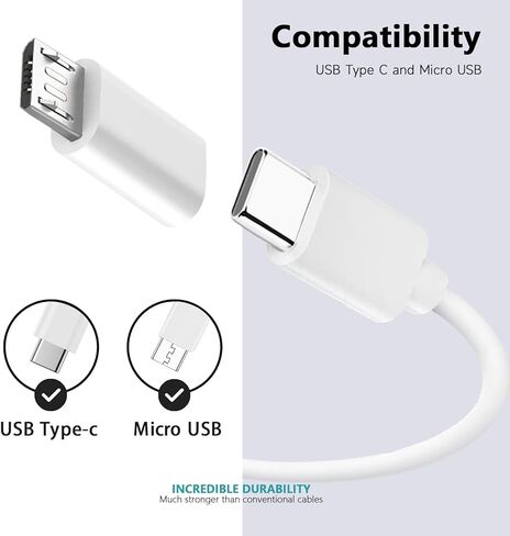 لوحة شمسية DC 5V لكاميرا الأمان، شاحن لوحة شمسية لكاميرا USB Micro USB وUSB-C متوافق مع كابل شحن Eufycam 2C Pro/2C، 2 Pro/2، 3/3C، E/E20/E40/L40/L20 (6.5 قدم) ) in Kuwait