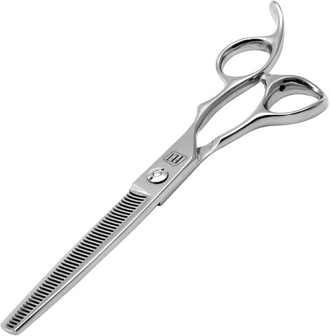 Fenice Totem Dog Grooming Scissors: 7.5 inch Pet Curved Shears Made Of Japanese VG10 Advanced Stainless Steel Professional Grooming Scissors for Dogs Cats and Other Pets in Saudi Arabia