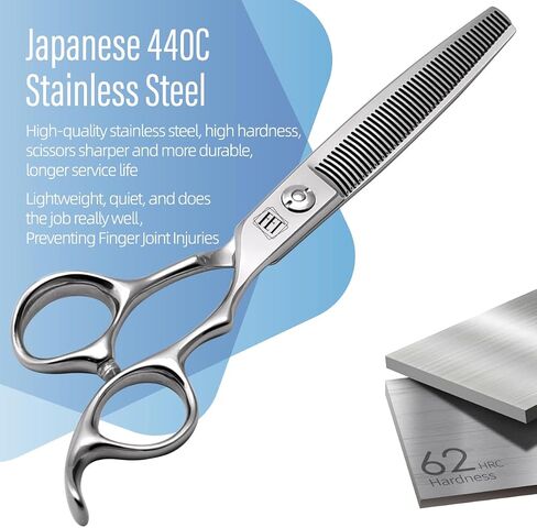 Fenice Totem Dog Grooming Scissors: 7.5 inch Pet Curved Shears Made Of Japanese VG10 Advanced Stainless Steel Professional Grooming Scissors for Dogs Cats and Other Pets in Saudi Arabia