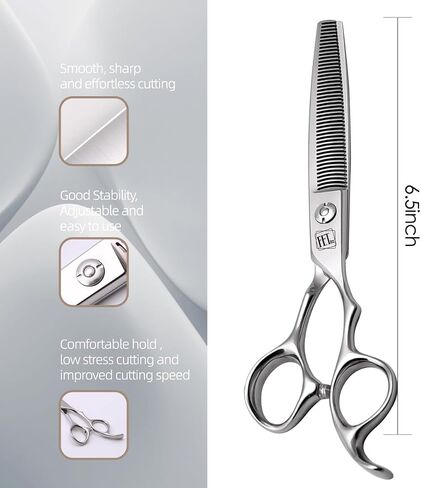 Fenice Totem Dog Grooming Scissors: 7.5 inch Pet Curved Shears Made Of Japanese VG10 Advanced Stainless Steel Professional Grooming Scissors for Dogs Cats and Other Pets in Saudi Arabia