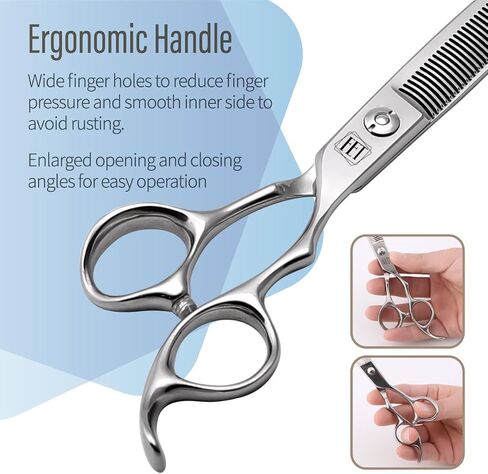 Fenice Totem Dog Grooming Scissors: 7.5 inch Pet Curved Shears Made Of Japanese VG10 Advanced Stainless Steel Professional Grooming Scissors for Dogs Cats and Other Pets in Saudi Arabia
