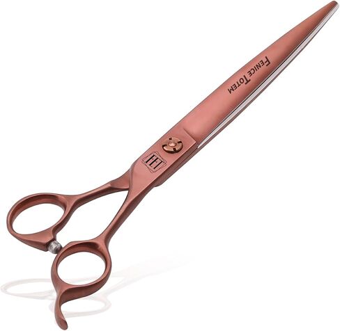 Fenice Totem Dog Grooming Scissors: 7.5 inch Pet Curved Shears Made Of Japanese VG10 Advanced Stainless Steel Professional Grooming Scissors for Dogs Cats and Other Pets in Saudi Arabia