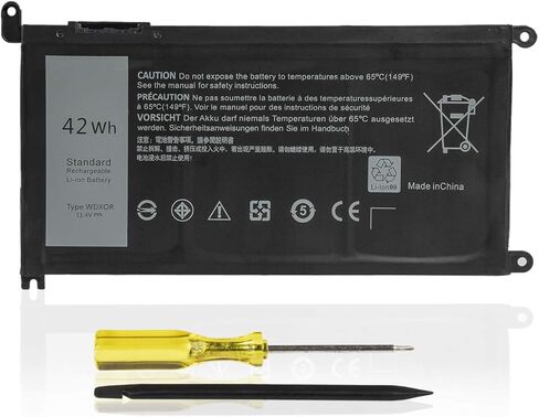 بطارية WDX0R لـ Dell Inspiron 13 5368 5378 5379 7368 7378 Inspiron 14 7460 Inspiron 15 5565 5567 5568 5578 7560 7570 7579 7569 Inspiron 17 5765 5767-42WH/11.4V in Saudi Arabia