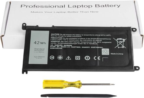 بطارية WDX0R لـ Dell Inspiron 13 5368 5378 5379 7368 7378 Inspiron 14 7460 Inspiron 15 5565 5567 5568 5578 7560 7570 7579 7569 Inspiron 17 5765 5767-42WH/11.4V in Saudi Arabia