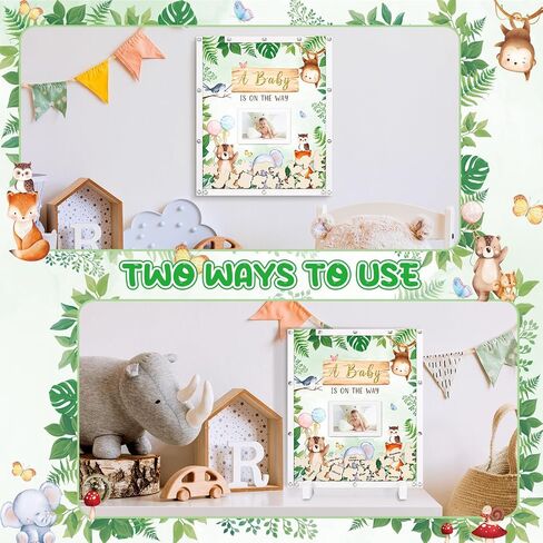 125 قطعة من كتاب ضيف استحمام الطفل البديل على شكل فراشة لإطار صورة استحمام الطفل مع 120 علامة فراشة خشبية لتزيين حمام الطفل تذكار الحمل لحفلة عيد ميلاد الأمهات قريبًا in Kuwait