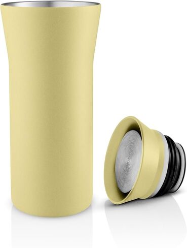 Eva Solo | City To Go Cup recycled 12oz | Practical, double-walled thermo cup for easy and simple one-hand operation – click-lid allows drinking from all sides | Black in Saudi Arabia