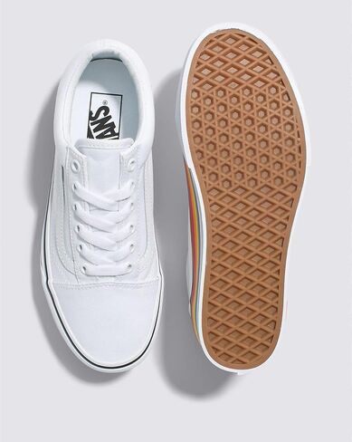 Vans - حذاء Old Skool Stackform للجنسين، لون قوس قزح، المقاس: 7 D(M) US للرجال / 8.5 B(M) US للسيدات in Kuwait