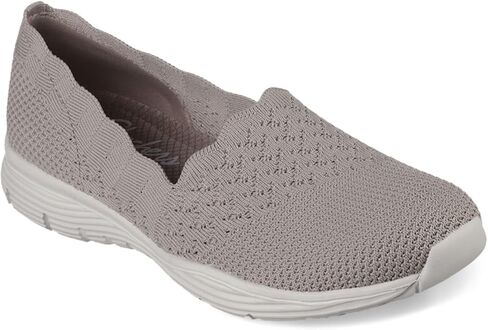 حذاء Skechers للسيدات - Stat - ياقة صدفية، سهل الارتداء مصنوع من نسيج Skech-Knit - مقاس كلاسيكي in Saudi Arabia