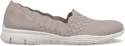 حذاء Skechers للسيدات - Stat - ياقة صدفية، سهل الارتداء مصنوع من نسيج Skech-Knit - مقاس كلاسيكي in Saudi Arabia