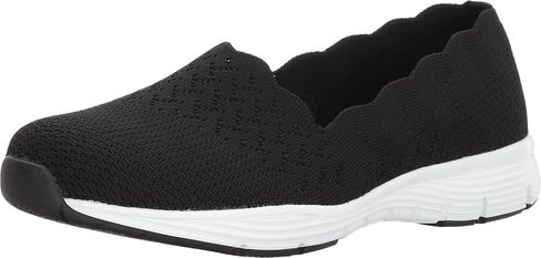 حذاء Skechers للسيدات - Stat - ياقة صدفية، سهل الارتداء مصنوع من نسيج Skech-Knit - مقاس كلاسيكي in Saudi Arabia