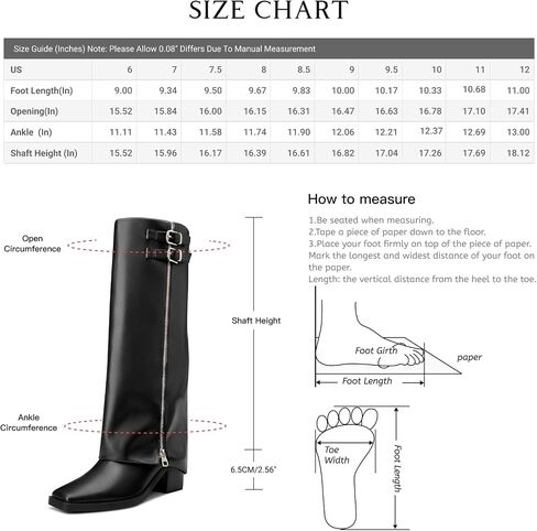 TNYNFBEB Womens Chunky Block Mid Heel Square Toe Knee High Boots Zipper Prom Party Dress Winter 2.6 Inches Heels in Saudi Arabia
