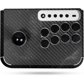 Carbon Fiber Gaming Skin Compatible with Hori Fighting Stick Mini (PS5, PS4, PC) - Gravity - Premium 3M Vinyl Protective Wrap Decal Cover - Easy to Apply | Crafted in The USA by MightySkins