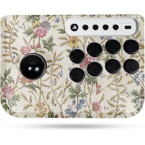 Glossy Glitter Gaming Skin Compatible with Hori Fighting Stick Mini (PS5, PS4, PC) - Seaweed - Premium 3M Vinyl Protective Wrap Decal Cover - Easy to Apply | Crafted in The USA by MightySkins